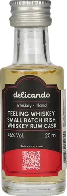 Produktbild von Teeling Whiskey SMALL BATCH Irish Whiskey Rum Cask 46% Vol. 0,02l