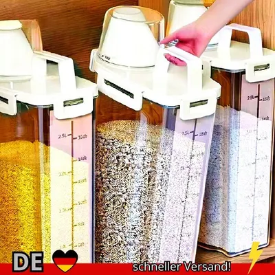 Produktbild von 1 X Versiegelter Vorratsbehälter 2 5 L Tragbare