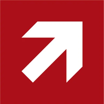 Produktbild von Brandschutzzeichen Richtungsangabe schräg, Typ: 12150