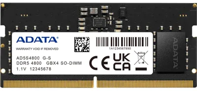 Produktbild von SO-DIMM 8 GB DDR5-4800   (schwarz, AD5S48008G-S, Premier)