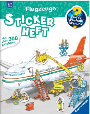 Produktbild von Wieso? Weshalb? Warum? Stickerheft - Flugzeuge