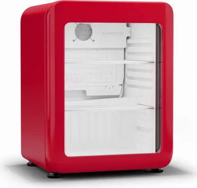 Obrázek produktu pro Klarstein Audrey Evo lednice na nápoje, Retro design, skleněné dveře, 68 L,