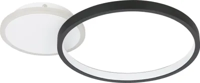 Zdjęcie produktu dla Eglo 900421 GAFARES lampa sufitowa LED 15W 405x290mm czarny biały regulowana barwa światła ściemnialna