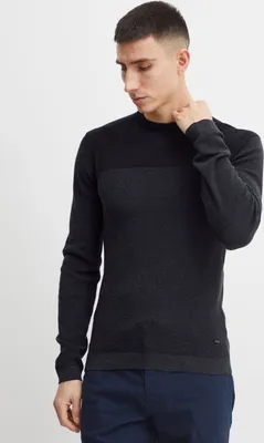 Produktbild von INDICODE IDLabel Herren Strickpullover Feinstrick Pullover mit Rundhals-Ausschnitt