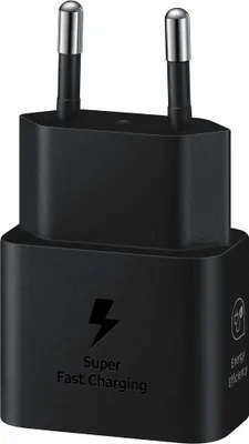 Produktbild von Original Samsung 25W Schnellladegerät EP-T2510 + USB-C/C Kabel schwarz