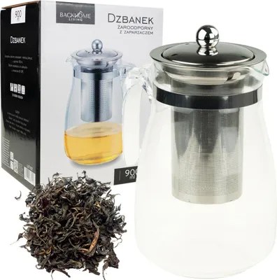 Produktbild von Hitzebeständige Kanne Mit Metallbrühdeckel 900Ml
