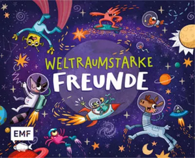 Produktbild von Weltraumstarke Freunde – Das Freundebuch: Mit vielen galaktischen Mitmachseiten zum Ausfüllen und Gestalten