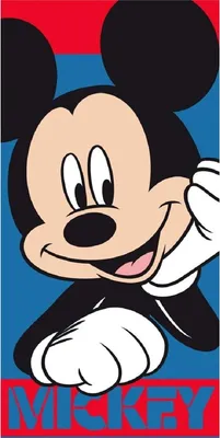 Obrázek produktu pro Dětská osuška Disney Mickey Mouse - Měkká a savá plážová osuška 70x140 cm