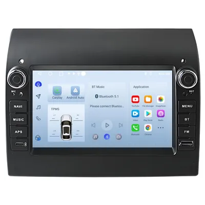 Image de Autoradio Android 7 pouces 64 Go pour Fiat Ducato/Citroën Jumper/Peugeot Boxer (2012-2020) avec CarPlay, Android Auto Navigation et Bluetooth