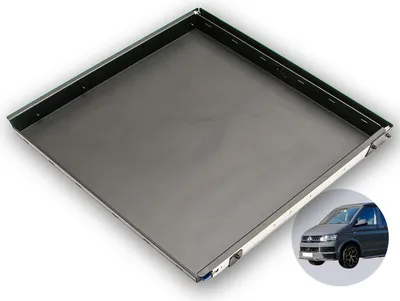 Zdjęcie produktu dla 040 części klasyczna tylna wysuwana szuflada 800 mm do T5 T6 T6.1 California Beach lub do Multivanów tylna wysuwana skrzynia bagażowa wytrzymała wysuwana szyna