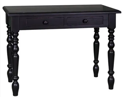 Produktbild von Casa Padrino Schreibtisch im Landhausstil in schwarz 109 x 60 x H. 79 cm - Landhausstil Kollektion