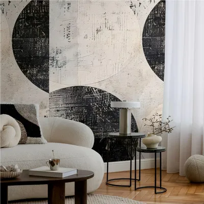 Produktbild von A.S. Creation Fototapete 8.80 x 0.53 m Livingwalls Grafische Tapete Schwarz 791441 Used-Look CosmoLiving by Cosmopolitan