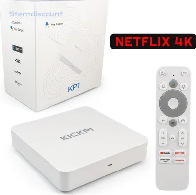 Produktbild von Zehnder Kickpi KP1 Android 12 e 4K TV Box 4K 2/32GB HD Receiver PVR