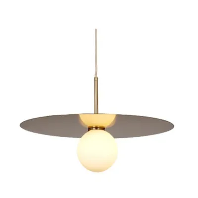 Produktbild von Moderne Messing-Pendelleuchte Sombre 45 cm