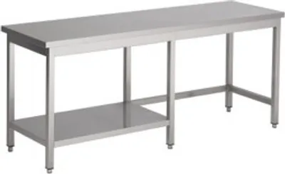 Produktbild von CHEFGASTRO 600 Arbeitstisch Edelstahl Grundbodem BxTxH 700x600x900 mm