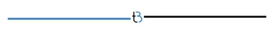 A gradient from blue to white on the left, and a gradient from black to white on the right, separated by a thin wavy line.