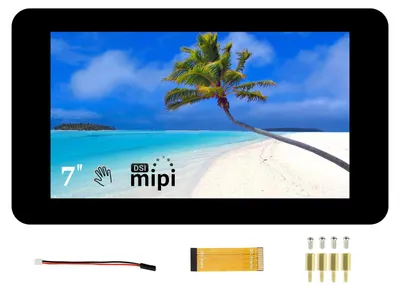 7 Zoll DSI LCD Touchdisplay 800x480 für Raspberry Pi