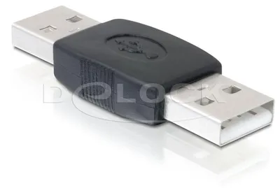 Produktbild von DeLOCK 65011, USB-A, USB-A, Schwarz