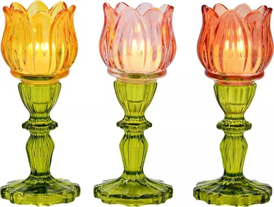 Produktbild von Windlicht Tulpe 3er-Set