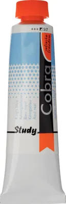 Immagine prodotto di Cobra Study Olio Miscibile all'Acqua Tubo 40 ml Blu Reale 517