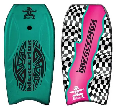 Produktbild von Bodyboard mit kariertem, glattem Boden, 108 cm