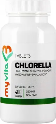 Produktbild von MyVita Chlorella Vulgaris 250mg 400 Tablets