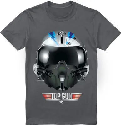Image de Top Gun - T-shirt "Iceman" pour homme TV6956 (XL) (Charbon de bois)
