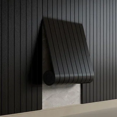 Produktbild von Selbstklebende PVC-Wandpaneele für Wände und Decken in Schwarz