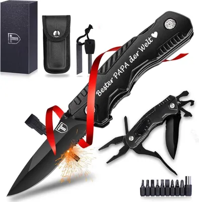 Immagine prodotto di Coltello tascabile multitool da campeggio all'aperto regalo di anniversario per gli uomini