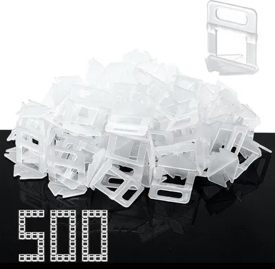 Produktbild von Famanu Abstandshalterclips für Fliesen 500 Stück - 1,5 mm - Nivelliersystem