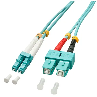 Produktbild von LINDY LWL-Duplexkabel LC/SC OM3 15m
