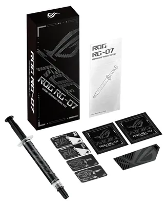 Produktbild von ASUS ROG RG-07 PERFORMANCE THERMAL PASTE KIT, Wärmeleitpaste, Schwarz, 20 g, 1 Stück(e), 157 mm, 68 mm