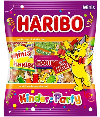 Productafbeelding van HARIBO 10051583 HARIBO Kinder-Party Fruchtgummi 250,0 g