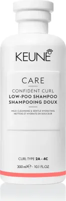Produktbild von Keune Confident Curl Low Poo Shampoo 300ml sanftes Shampoo lockiges Haar
