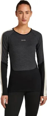 Produktbild von Icebreaker Merino 200 Oasis+ Crewe Langarm-baselayer Grau S Frau Grau S
