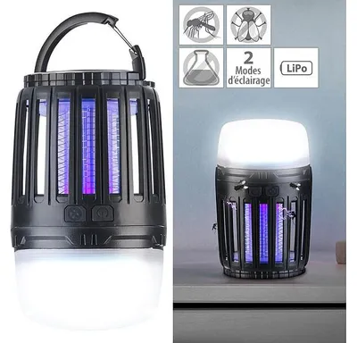 Image de Lanterne de camping et piège à insectes à UV IV-200