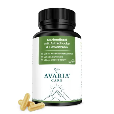 Produktbild von Mariendistel Artischocke Löwenzahn Komplex - 180 Kapseln - 200mg Silymarin 80%