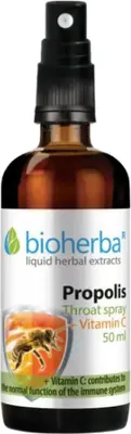 Zdjęcie produktu dla Bioherba | Spray do gardła z propolisem