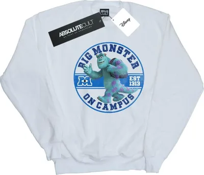 Produktbild von Disney - "Monsters University Monster On Campus" Sweatshirt für Damen BI29584 (M) (Weiß)