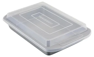 Produktbild von Antihaft-Kuchenform mit Deckel, grau, 9 x 13