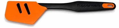 Produktbild von TUPPERWARE Griffbereit Top-Schaber schwarz-orange D167 Silikon TOP-Teigspachtel