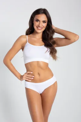 Produktbild von Gatta - Seamless Slips Damen - Bikini Unterhosen für Frauen - Weiß - L