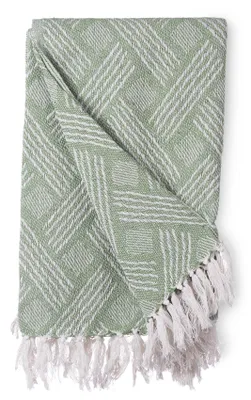 Immagine prodotto di Coperta MOVA con frange 100% cotone, 125 x 150 cm