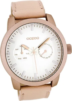 Obrázek produktu pro Oozoo kožené dámské hodinky matné náramkové hodinky rose gold casual Oozoo Timepieces D2UOC8256A