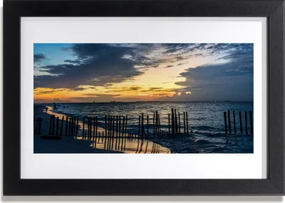Produktbild von Bild 30x20 MDF-Rahmen Wandkunst Seestrandlandschaft
