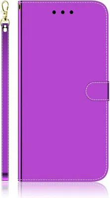 Zdjęcie produktu dla Pokrowiec König Design kompatybilny z etui na telefon Motorola Moto G22 ze skóry syntetycznej - fioletowy