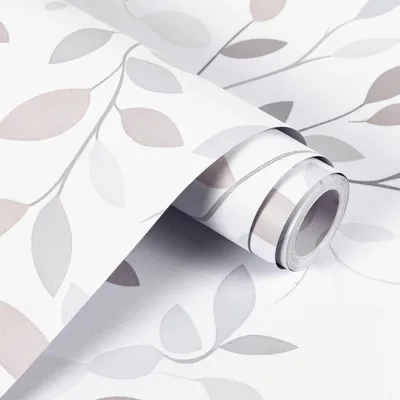 Productafbeelding van Zelfklevende wanddecoratie met bloemen en bladeren 44x300 cm