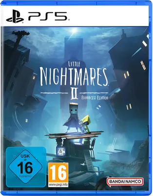The cover art for the video game Little Nightmares 2 Enhanced Edition for PlayStation 5.