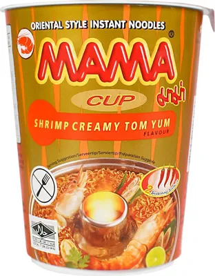 Produktbild von Mama Instant Nudelsuppe Tom Yum Creamy Cup 70g