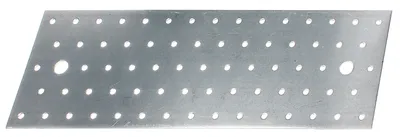 Zdjęcie produktu dla Alberts 820435 Płyta perforowana, ocynkowana metodą Sendzimira, 300 x 100 x 2 mm, zestaw 20 sztuk